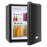 Klarstein MKS-10 Mini Kühlschrank Minibar Getränkekühlschrank (19 Liter Volumen, 0 dB, geräuschloser Betrieb, Innen-Beleuchtung)